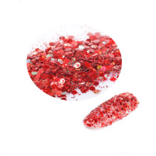 Mixed Glitter Flakes 12 Colors Nail Sequins